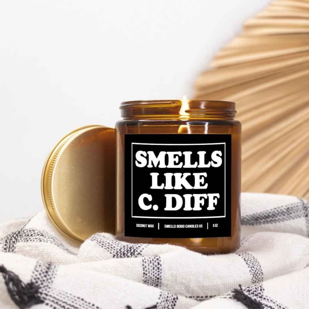 Funny Medical Candles Doctor Nurse Gifts Smells Like C. Diff Candle
