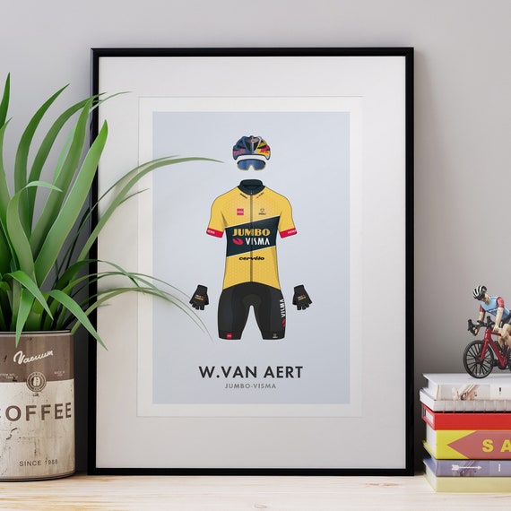 Cycliste Wout van Aert - Cyclistes figurines peints à la main