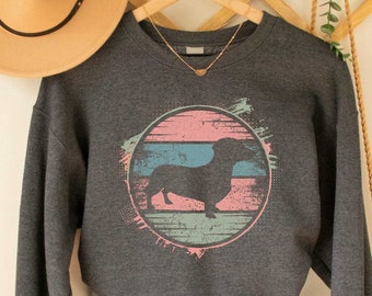 Dachshund Sweatshirt Dachshund Mom Sweatshirt Dachshund Mama Daschund Owner Gift Dog Lover Sweatshirt