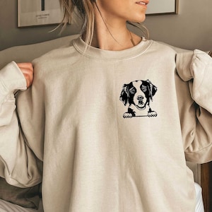 Brittany Spaniel Mom Sweatshirt or Hoodie, Brittany Spaniel Mom Sweatshirt, Brittany Spaniel Owner Gift