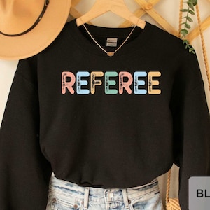 Referee Sweatshirt Referee Life Sweatshirt Game Day Sweatshirt Sports Referee Whistle Sweatshirt Referee Gift