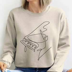 Piano Sweatshirt - Etsy