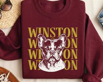 Sweat-shirt personnalisé avec photo de chien, sweat-shirt à capuche style vintage pour propriétaire d'animal de compagnie