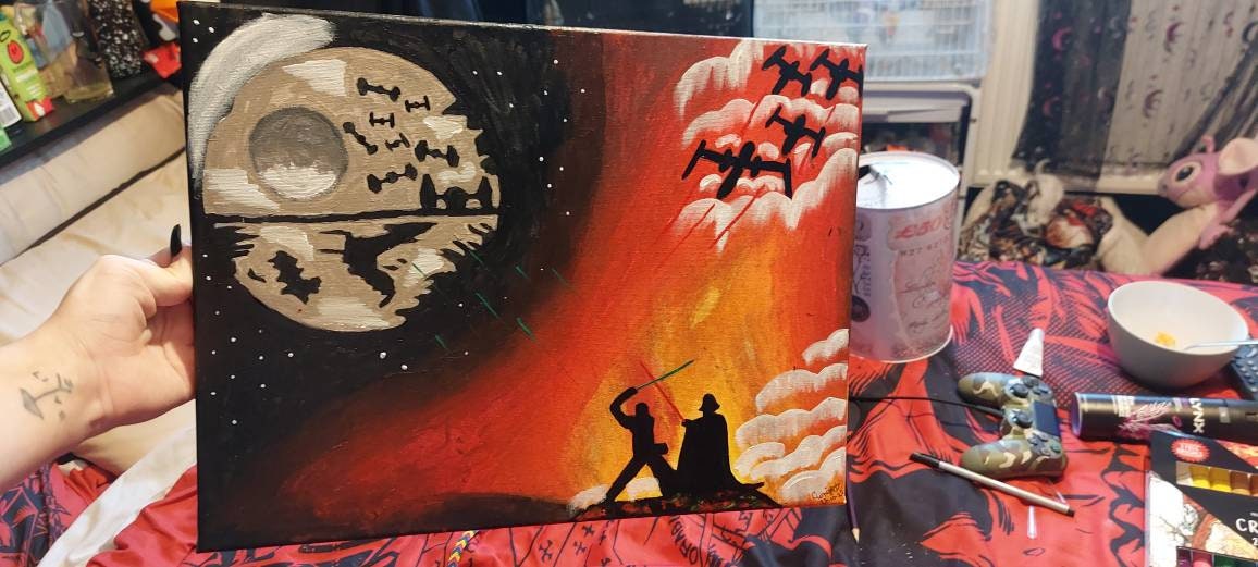 Star Wars Painting Etsy
