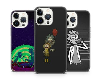 Rick Morty Phone Case for iPhone 14 13 Pro 12 11 Xr SE 2022 8, Kevin Stuart Bob Cover fit Samsung S22 Ultra S21 S20 FE S10 Pixel 6 6A 6 Pro