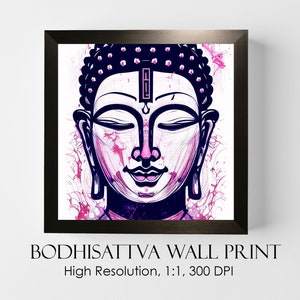 Buddha Wall Art| Beautiful Zen Wall Art | Buddha Painting | 1x1 Printable Wall Art