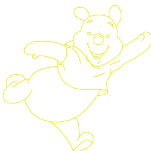 Pooh Bear Drawing