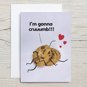 Funny Valentines Card | Naughty Valentines Card | Cookie Crumb Valentines | Valentines For Him | For Her