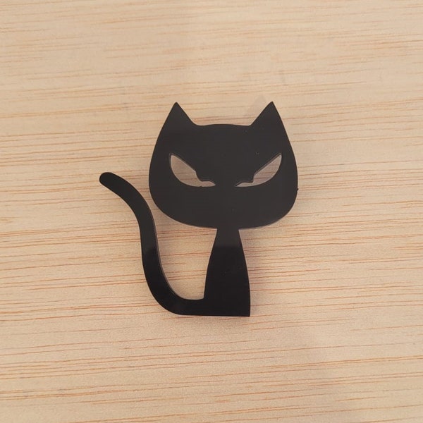 Broche Gato negro