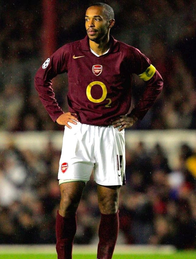 thierry henry maroon arsenal jersey