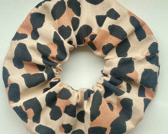 Leopard Print Scrunchie