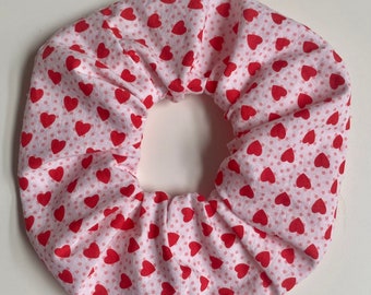 Spotted Hearts Scrunchie