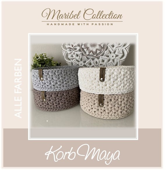 Korb, Brotkorb, Utensilio, Häkelkorb, Aufbewahrung, nordic, Geschenk-/Präsentkorb, Makramee Boho Baumwolle nachhaltig modern
