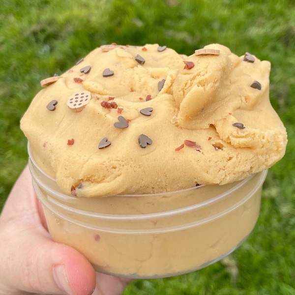 Cookie Dough Slime - Cloud Cream -  Caramel Scented Slime - Slime Cheap - Soft Slime - Unique Gift - Slime Shops