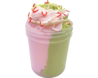 Strawb Matcha Ice Cream - Cloud Cream Slime -  Scented Slime - Cheap Slime - Soft Slime - Birthday Gift - Slime Shops