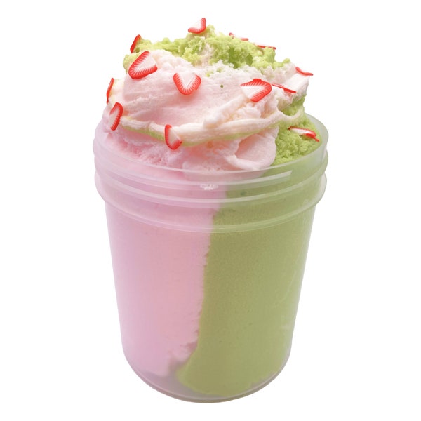 Strawb Matcha Ice Cream - Cloud Cream Slime -  Scented Slime - Cheap Slime - Soft Slime - Birthday Gift - Slime Shops