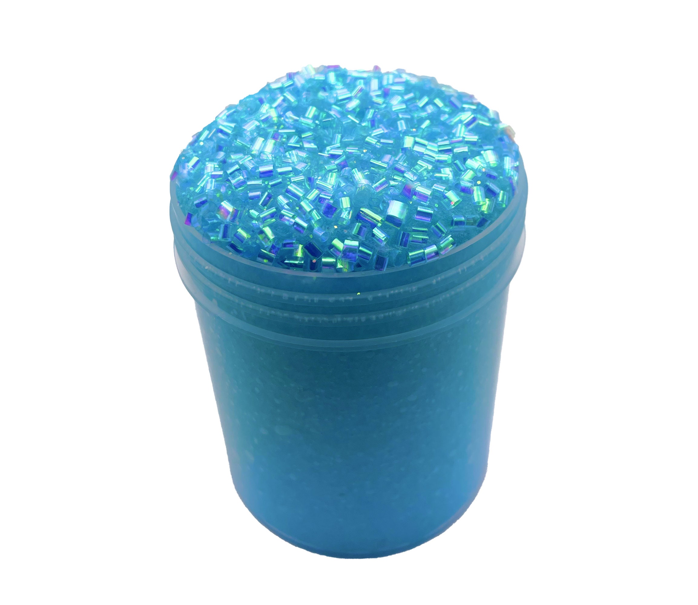100g Blue Fishbowl Beads, Beads for Crunchy Slime, Slushie Beads for Slime,  Slime Supplies
