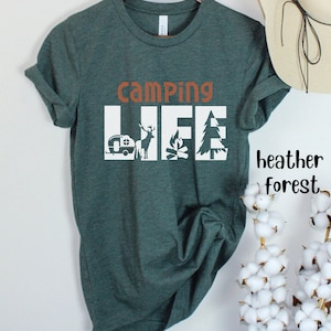 Camping Life Shirt: Happy Camper Tee, Camping Group Gift
