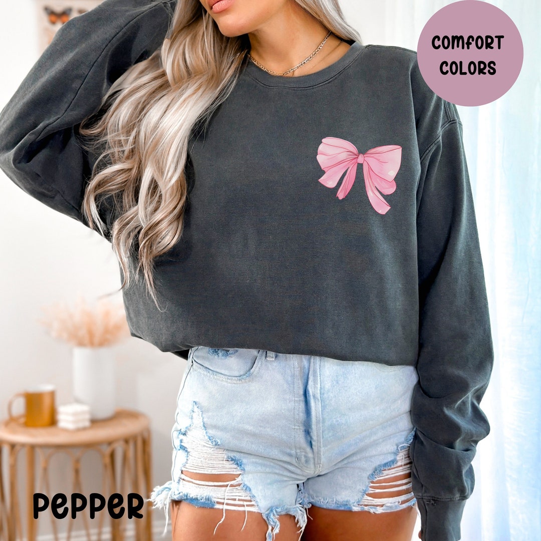 Ruthie Pink Bow Sweatshirt