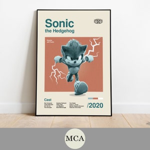Sonic the Hedgehog 2 Old Classic Retro Game Poster – My Hot Posters