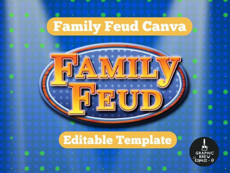 Family Feud Canva Template Etsy Family Feud Canva Template Etsy
