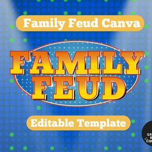 Family Game Feud Canva Template