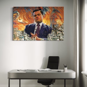 The Wolf of Wall Street Jordan Belfort Flag Banner Tapestry Wall Decoration Custom Any Size and Words Poster Sticker Etsy