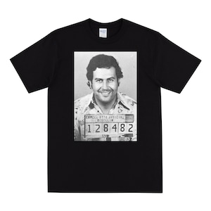 PABLO ESCOBAR MUGSHOT T-Shirt, Pablo Escobar Tshirt, Medellín Kartell T-Shirt, Pablo Escobar Bootleg T-Shirt, Hemd mit Bild von El Patron