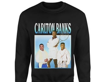 CARLTON BANKS Homage Sweatshirt, Preppy Sweater For Women, The Carlton Dance, Graphic Unisex Jumper, Vintage 90s Sweatshirt, Retro Sweater