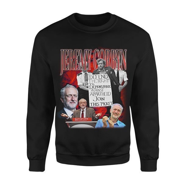 JEREMY CORBYN Sweatshirt, Jeremy Corbyn Sweater, Gift For Socialists, Vintage 90s Jeremy Corbyn Sweatshirt, Bootleg Jeremy Corbyn Sweater