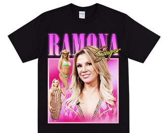RAMONA SINGER Homage T-shirt, Hamptons Vacation T Shirt, Sonja Luann Ramona, Favourite Housewife, For Women's Birthday, Gifting Ideas