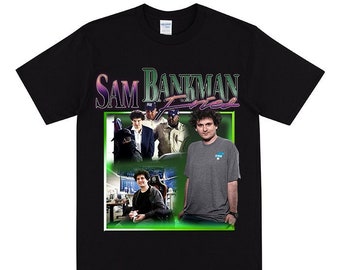 SAM BANKMAN-FRIED Homage T-shirt, Crypo Currency Inspired Tshirt, Crypto Exchange Themed T Shirt, Gift For Crypo Bros, Funny Investor Humour