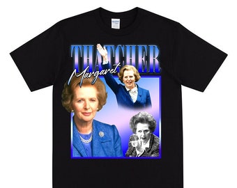 MARGARET THATCHER Homage T-shirt, The Lady Is Not For Turning, Present For Conservatives, British Prime Minister, Margaret Thatcher T Shirt