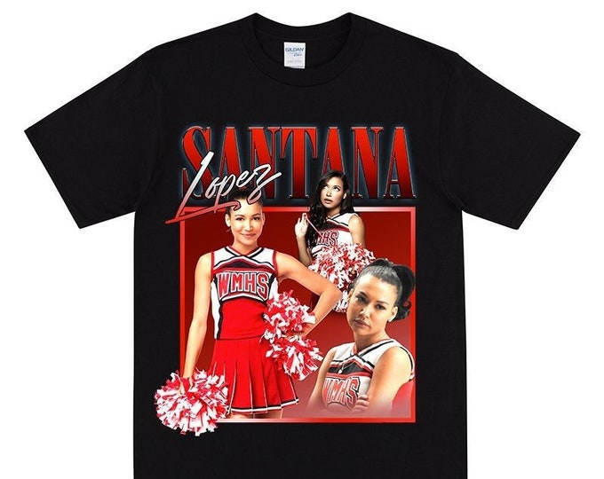SANTANA LOPEZ Homage T Shirt, Santana Lopez T-shirt, Vintage Hand Printed Tee, Retro 90s T-shirt, Santana Lopez Shirt For Fans Of Musicals