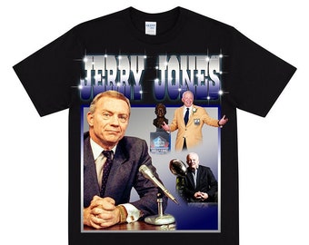 JERRY JONES Homage T-shirt For Sports Fans, American Football Theme, 90s American Football Tshirt, Jerry Jones Bootleg T Shirt, USA Sports