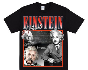 ALBERT EINSTEIN Homage T-shirt, Science Inspired Shirt, Gift For Science Major, E = mc2 Tshirt, Graduation Gift, Albert Einstein T Shirt