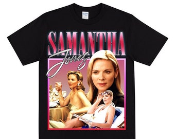 SAMANTHA JONES Homage T-shirt, Vintage 90s Tshirt, Gift For Best Friends Birthday, Samantha Carrie Charlotte Miranda, Samantha Jones Tribute
