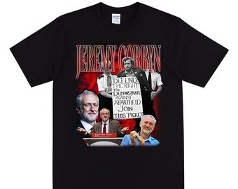 JEREMY CORBYN Homage T-shirt, For The Many Not The Few, Santa Hates The Tories, Inspired By Socialism, Novelty Left Wing Art
