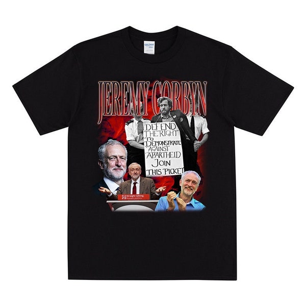 JEREMY CORBYN Homage T-shirt, For The Many Not The Few, Santa Hates The Tories, Inspired By Socialism, Novelty Left Wing Art