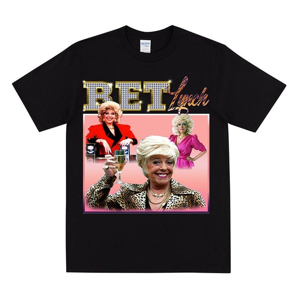 BET LYNCH Homage T-shirt, Coronation Street Icon, Corrie Street Legend, Coronation Street Memes, Novelty Secret Santa Gift
