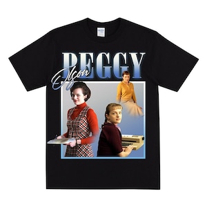 PEGGY OLSON Hommage-T-Shirt, Mad Men-Themen-T-Shirt, feministische Inspiration, Peggy Olson-Stil sieht aus, Sterling Cooper-Druck
