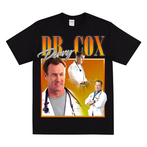 DR PERRY COX Homage T-shirt, Men's Vintage T Shirt, Sacred Heart Hospital, Funny Dr Cox Tshirt, John C McGinley Tshirt, Funny Birthday Gift