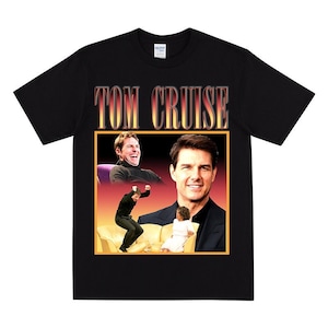 TOM CRUISE Hommage T-Shirt, Vintage Tom Cruise Shirt, Tom Cruise lachend Meme, Grafik-T-Shirt mit Tom Cruise-Druck, niedliches Geschenk