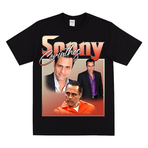 SONNY CORINTHOS Homage T-shirt, For Genaral Hospital Fans, Vintage 90s Themed Tshirt, Pop Culture T Shirt, Sonny & Brenda Barrett