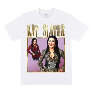 KAT SLATER Homage T-shirt, Eastenders T Shirt, Funny Eastenders T Shirt, Kat Slater Tshirt For Fans Of Eastenders, I Became A Total Slag image 2