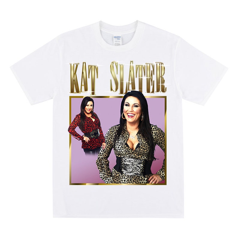 KAT SLATER Homage T-shirt, Eastenders T Shirt, Funny Eastenders T Shirt, Kat Slater Tshirt For Fans Of Eastenders, I Became A Total Slag image 2