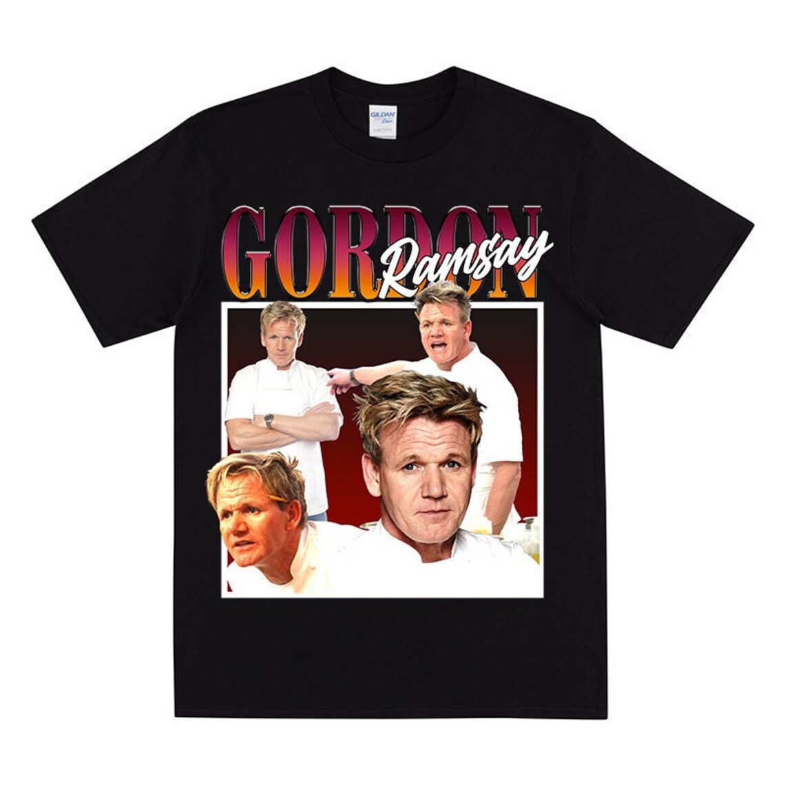 GORDON RAMSAY Homage T Shirt, Funny Gordon Ramsay T-shirt, Angry Gordon ...