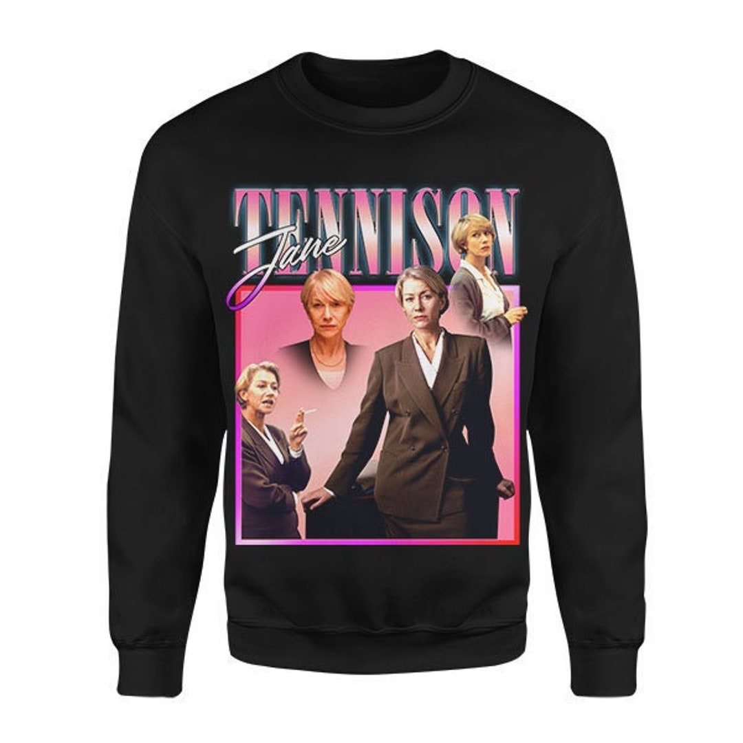 JANE TENNISON Sweatshirt, Prime Suspect Sweatshirt, Vintage 90s