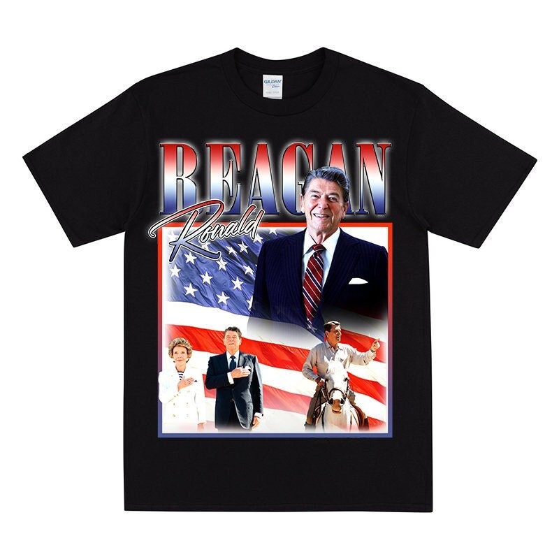 RONALD REAGAN Homage T-shirt, Nancy Reagan Portrait