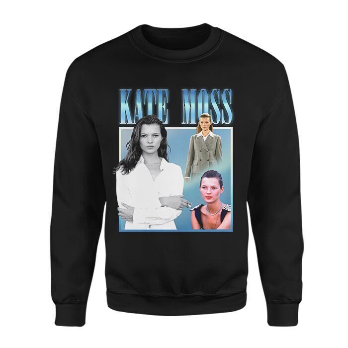 Kate Moss Sweatshirt - Etsy Kate Moss Sweatshirt - Etsy